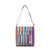 Roka Crossbody Bag - Kennington B - Multi Stripe - Recycled Canvas - Medium