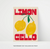 Limoncello Print , A3 - Proper Good