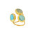 Ashiana London - Amelie Turquoise Ring