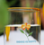 The Gift Label Drinking Glass - Home Is Happy Drinking Glass