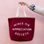 Mince Pie Appreciation Society - Burgundy Canvas Tote Bag - Alphabet Bags Mince Pie Appreciation Society - Burgundy Canvas Tote Bag - Alphabet Bags