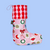 Kissmas Checkerboard Velvet Stocking - Eleanor Bowmer Kissmas Checkerboard Velvet Stocking - Eleanor Bowmer