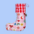 Kissmas Checkerboard Velvet Stocking - Eleanor Bowmer Kissmas Checkerboard Velvet Stocking - Eleanor Bowmer