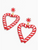 Heart Candy Cane Earrings - My Doris