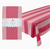 Pink Stripe Cotton Xl Tablecloth - 160cm X 250cm - Talking Tables