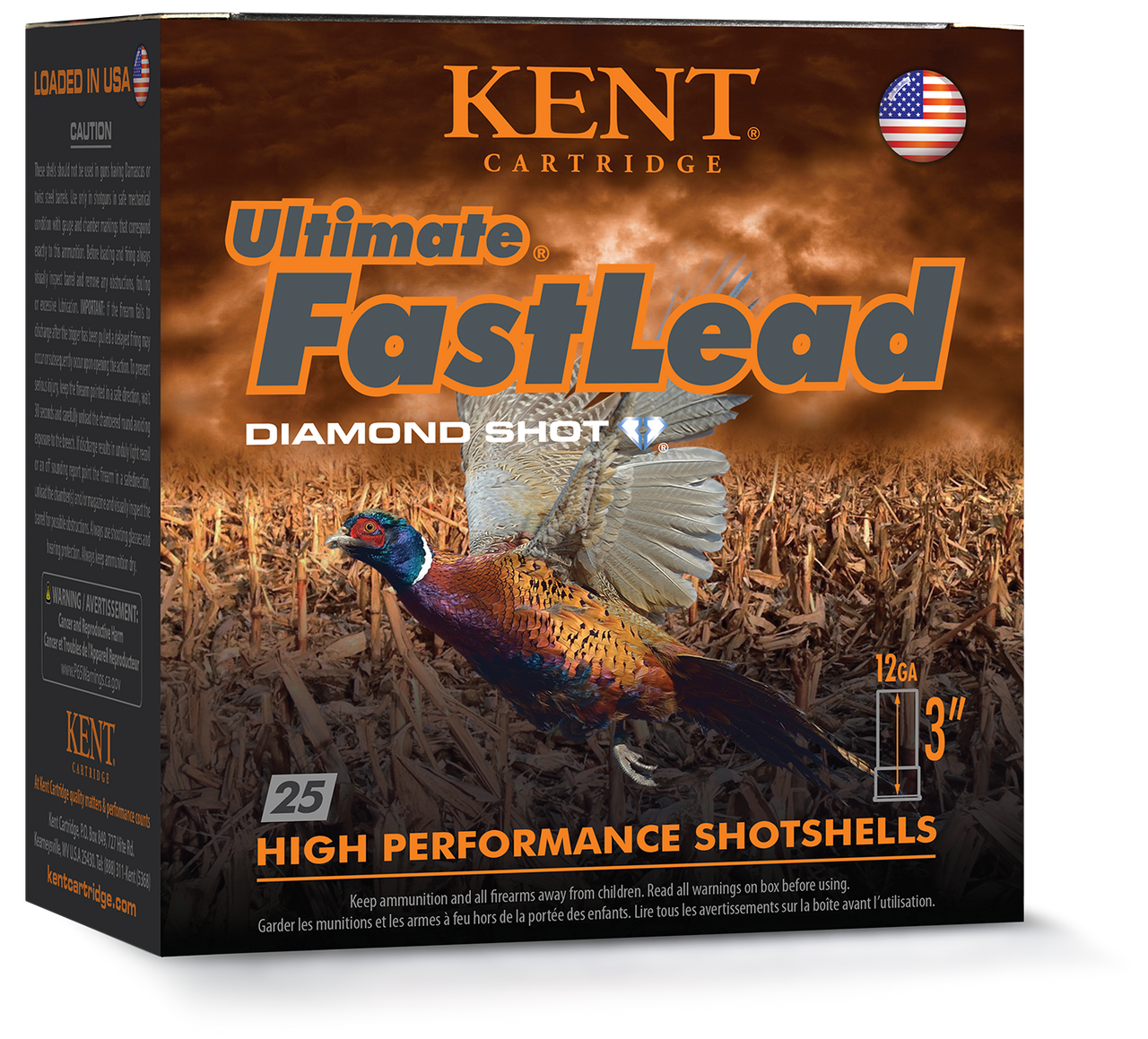Kent Cartridge Ultimate FastLead® 12GA 3