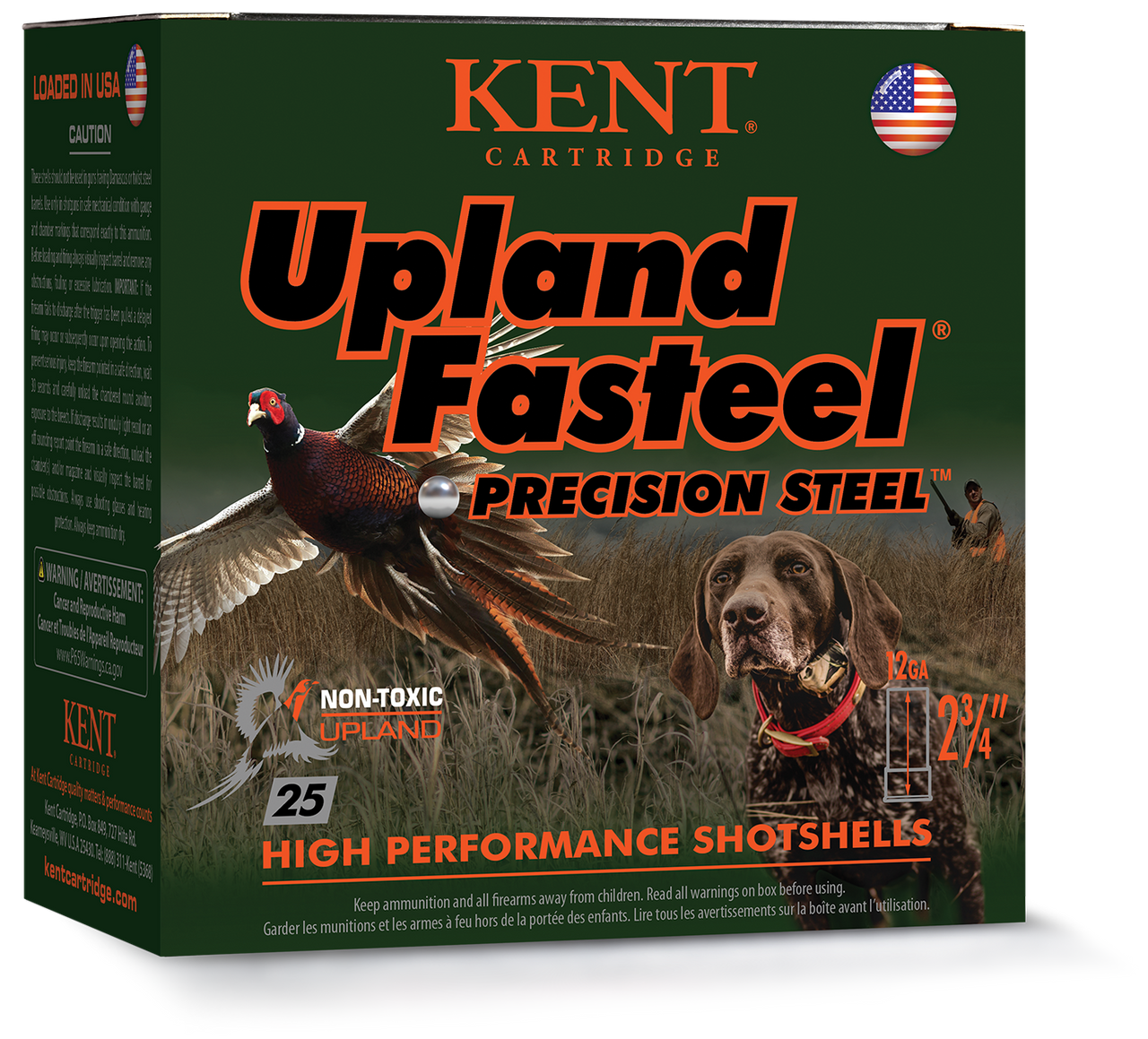 Kent Cartridge Upland Fasteel® 12GA 2-3/4