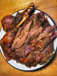 Slow Roasted Wild Goose with Butter and Herbs – A Juicy, Flavorful Feast