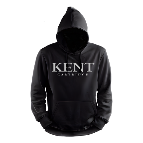 Kent Cartridge Outfitter Hoodie with stitched logo on chest, heavyweight fleece-lined design, perfect for waterfowl and upland hunting in cold weather. Kent Cartridge Outfitter Hoodie with stitched logo on chest, heavyweight fleece-lined design, perfect for waterfowl and upland hunting in cold weather.