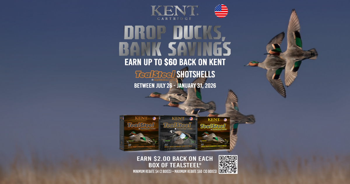 Kent Cartridge TealSteel Rebate 2025