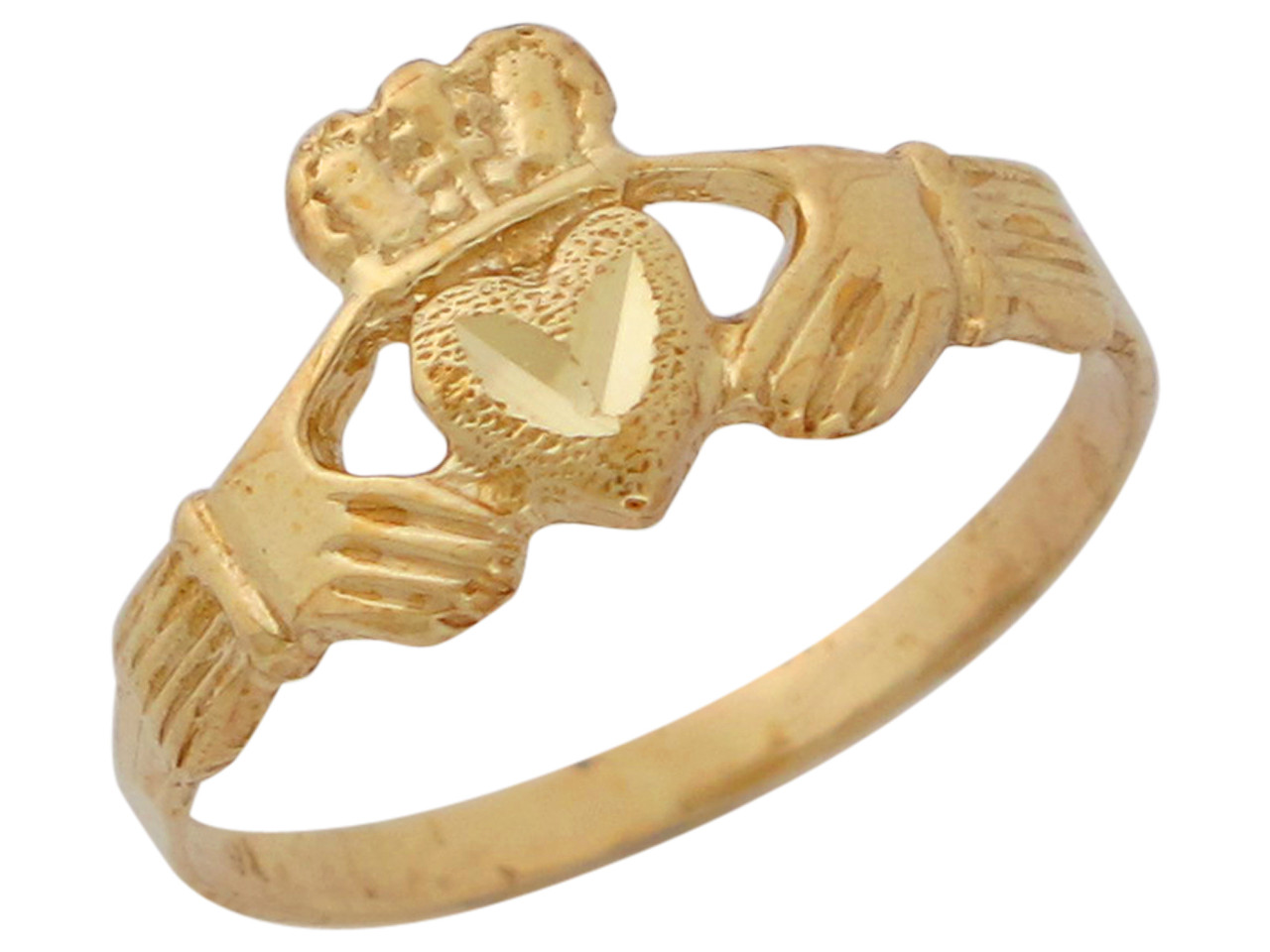 Embrace Irish Heritage with the Emerald Claddagh Heart Ring