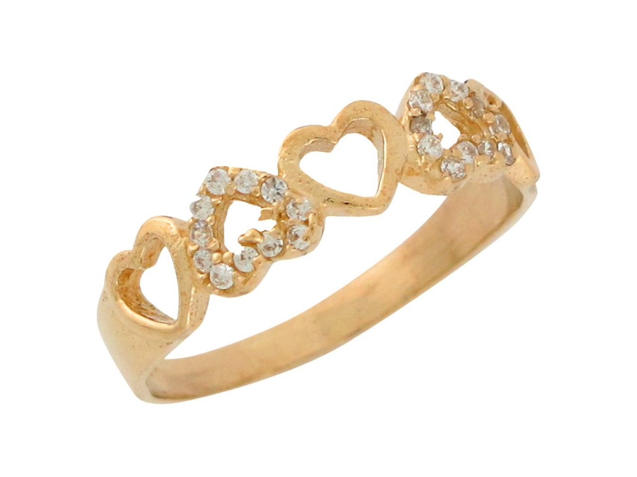 Gold fancy ring with flower design 22k purity,Weight-3.400gm Approx  (genuine size) – Asdelo