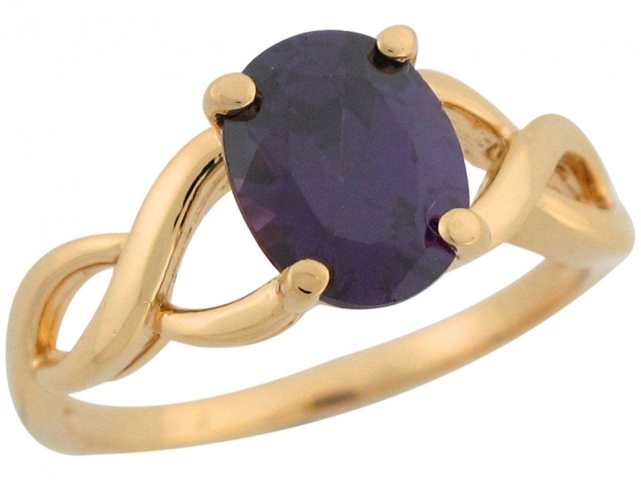 Effy 14k Yellow Gold Amethyst and White Topaz Toi Et Moi Ring –  effyjewelry.com