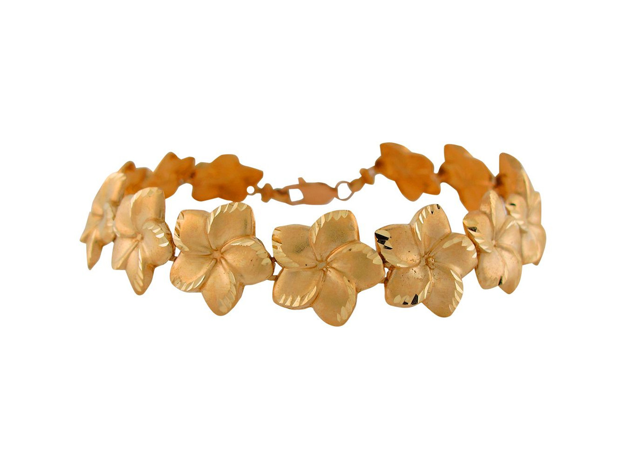 Plumeria Flower Bracelet