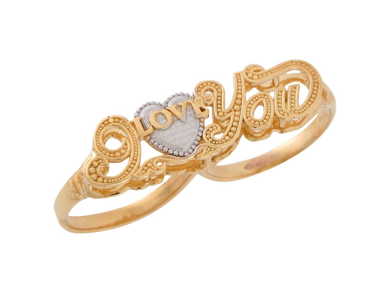 Stylish Two Finger Ring Designs