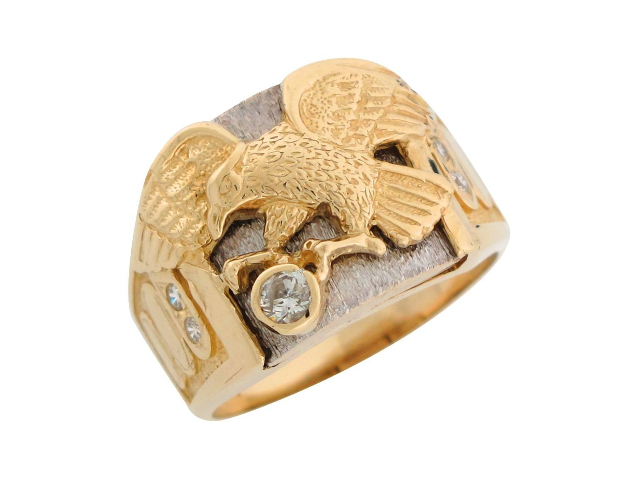 Silver Eagle Ring, American Eagle Ring, Mens Eagle Ring, Silver Men Ring,  Round Eagle Ring, American Eagle, Gift For Him | Katre Silver Jewelry Store