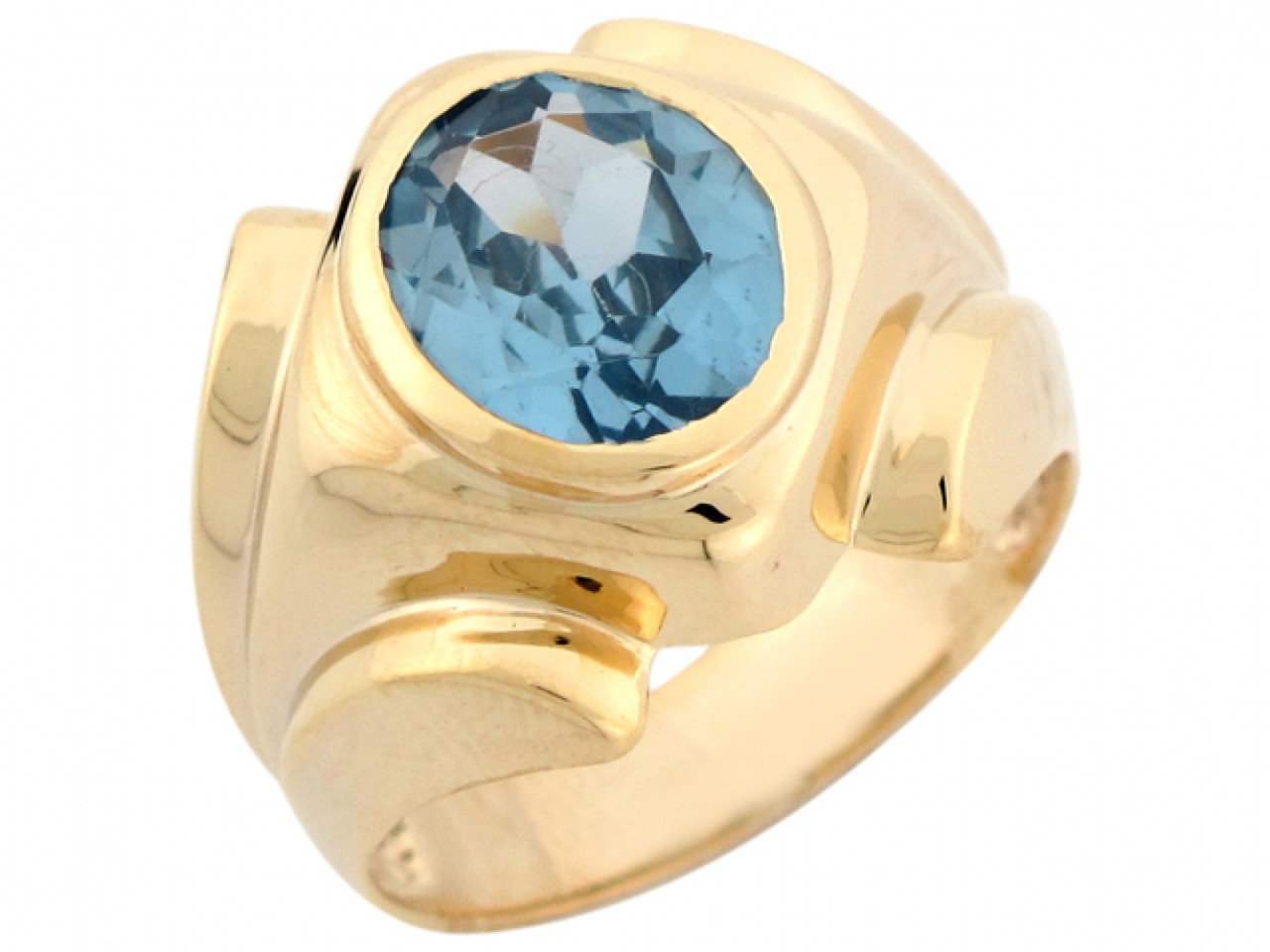 Oval Modern Mens Ring (JL# R6599) Jewelry Liquidation