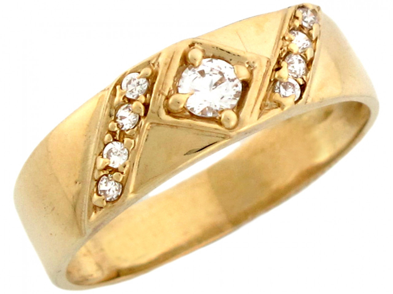 MOTO FLAT RING 24K ACCENT ＃16 モーター MOTOR K24イーグルスタンプ付 平打ち リング FLAT RING (24K