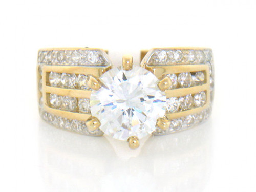 SOLID ENGAGEMENT RING JEWELRY (JL# R1777)