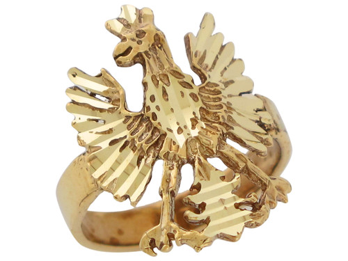 Diamond Cut Legendary Phoenix Rebirth Bird Ring (JL# R10384)
