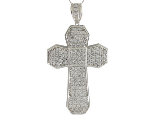 Dazzling Accented Religious Cross Pendant (JL# P9958)