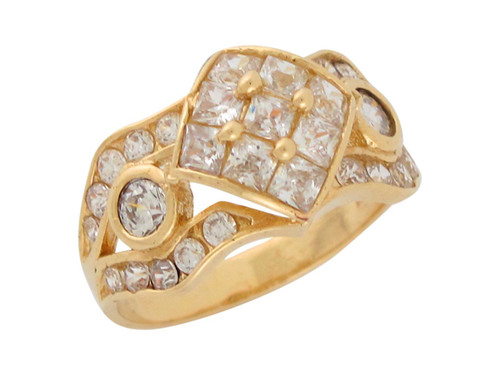 Unique Beauty Wide Band Ladies Ring (JL# R8678)