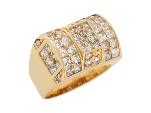 Sparkling Dome Design Mens Ring (JL# R8527)