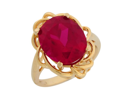 Oval Cut Bold Ladies Party Ring (JL# R8078)