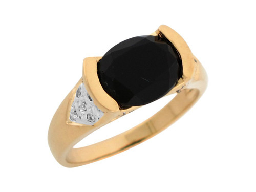 Two Tone Gold Multi-color CZ Graceful Ladies Fashion Ring (JL# R7961)