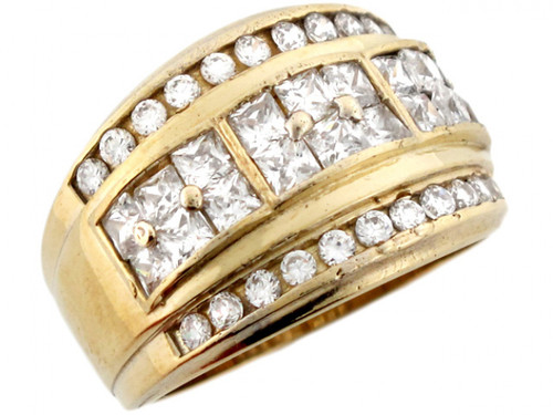 Multiple Wrap Band Mens Ring (JL# R3812)