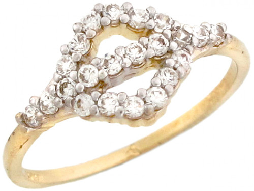 Unique Design Round Cut Ladies Ring (JL# R3428)