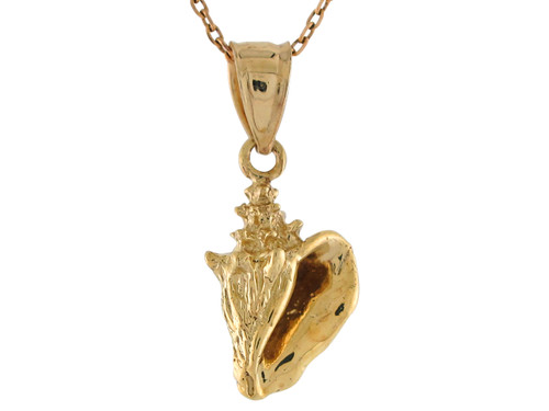 Impressive High Polish Sea Life Seashell Cute Pendant (JL# P10683)