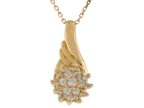 Stunning Cluster Ladies Sliding Pendant (JL# P9943)