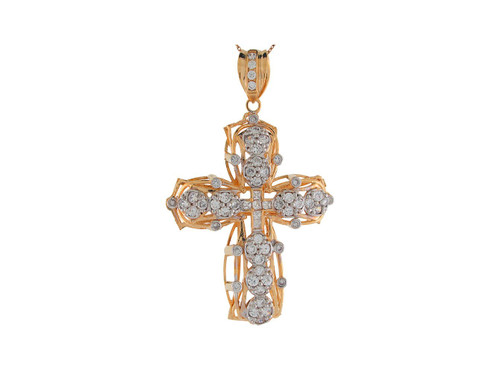 Intricate Fancy Religious Cross Pendant (JL# P8998)