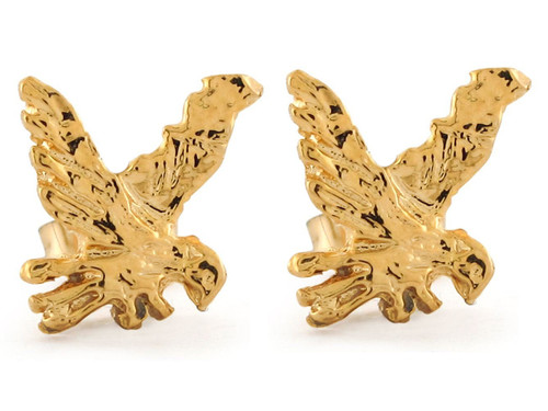 1.0cm Flying Eagle Patriotic Post Stud Earrings (SKU# E8767)