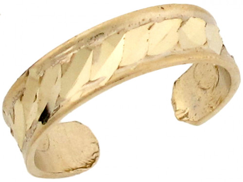 Real Fancy Lightning Design Toe Ring (JL# H5021)