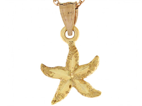 1.79cm Cute Starfish Ocean Tropical Beach Charm Pendant (JL# P4901)