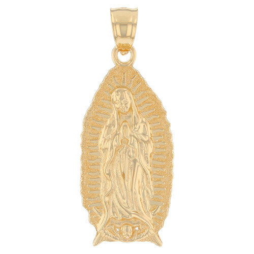 Beautiful Virgin Mother Mary Lady Guadalupe Pendant (JL# P3617)