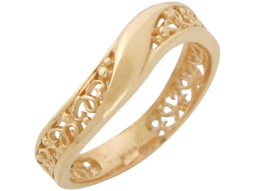 Gorgeous Detailed Filigree Design Ladies Classy Elegant Ring (JL# R2613)