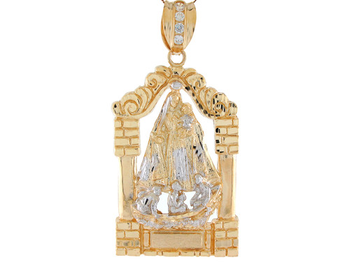 Our Lady of Charity Gorgeous Large High Detail Pendant (JL# P11480)