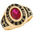Simulated Birthstone 2026 Class Graduation Ring (SKU# R2567)