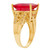 Two Tone Gold Womens Cocktail Heart Ring (SKU# R1408)