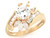 Gold 7mm CZ Baguette Channel Set Engagement Ring (JL# R1727)