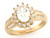 10k Yellow Gold Pink Topaz Ring (JL# R1738)