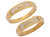 Two-Tone Gold Beautiful Accented His and Hers Amor Wedding Ring Duo (JL# R10669)