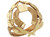 Impressive Diamond Cut Ladies Lucky Horseshoe with Wreath Ring (JL# R10395)
