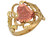 Two-Tone Diamond Cut Grand Regal Filigree Virgin Mary Ring (JL# R10067)