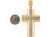 Radiant Accented High Polish Latin Cross Pendant (JL# P9965)