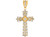 Baguette Accented Unique Huge Cross Pendant (JL# P9885)