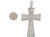 Shimmering Accented Pattee Cross Pendant (JL# P9882)